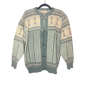 Vintage Sweater Market Copenhagen Denmark 100% Pure Wool Sweater OS